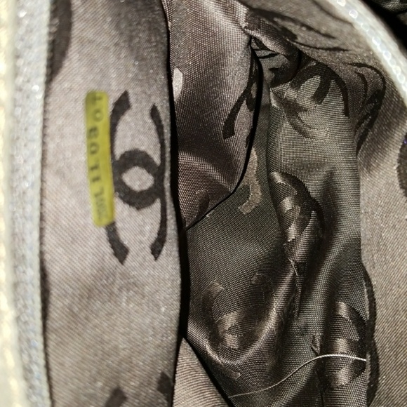 Chanel Green Suede Two way wild stitch handbag - Picture 8 of 8